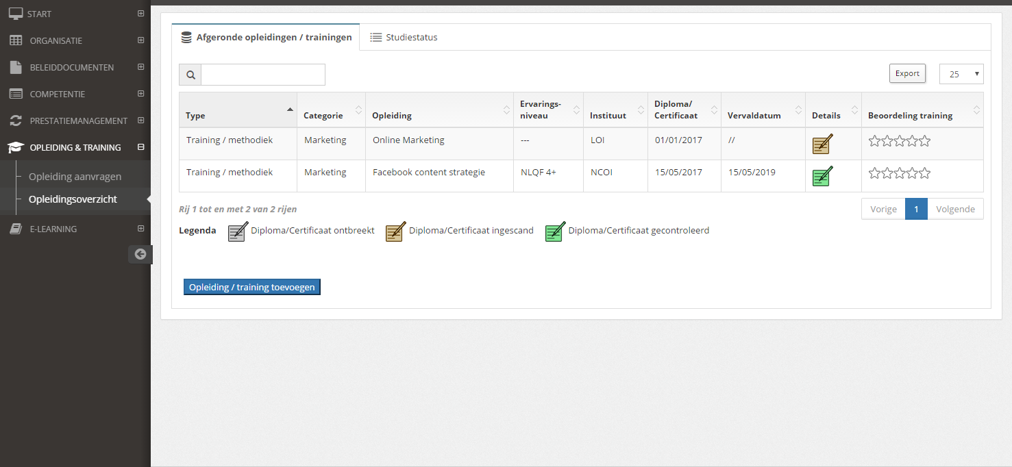 Step2HR learning management systeem beoordeling